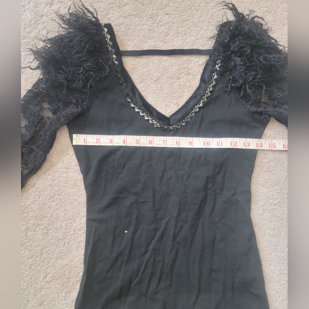 Punk Rave | L/S Top with Lace Up Back - Picture 5 of 8